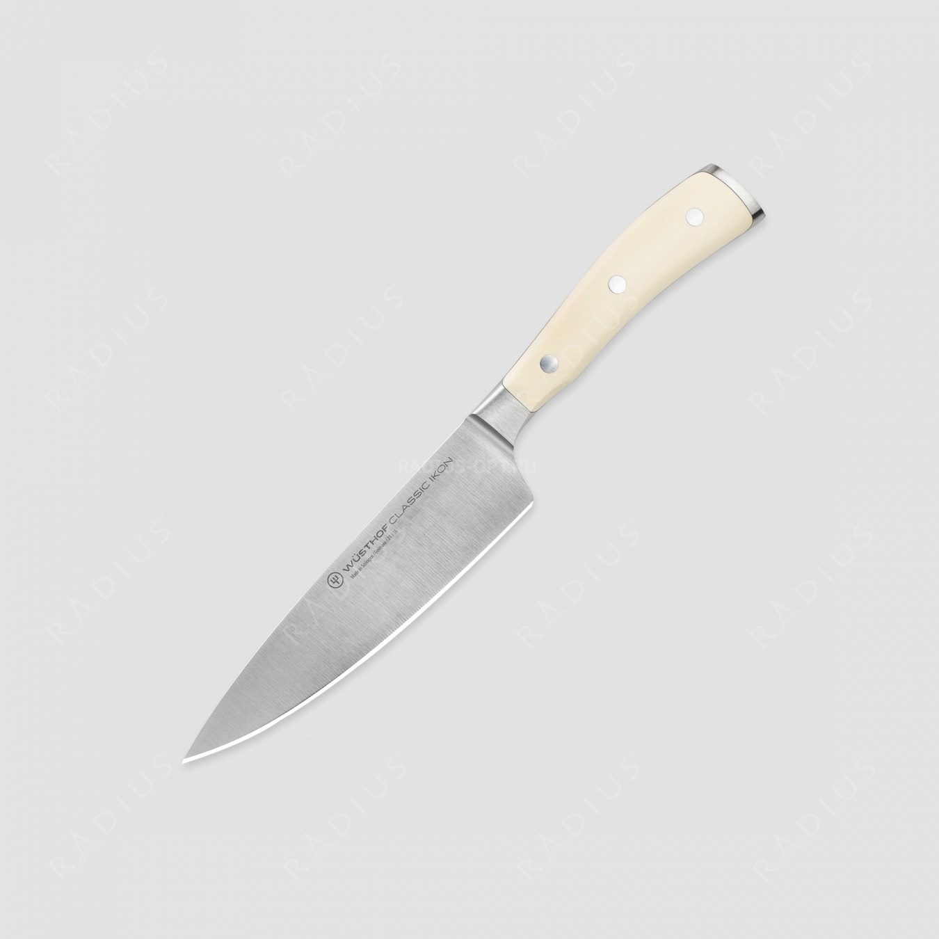 Профессиональный поварской кухонный нож 16 см, серия Ikon Cream White, WUESTHOF, Золинген, Германия