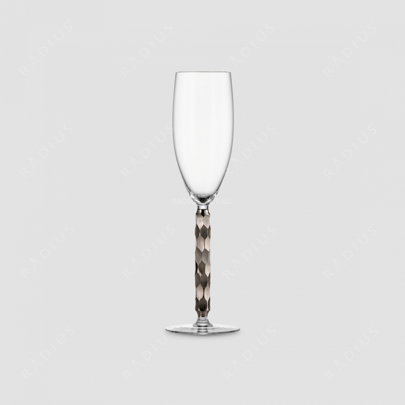 Бокал для шампанского, объем 300 мл, материал - бессвинцовый хрусталь, платина, серия Champagner Exklusiv, EISCH, Германия