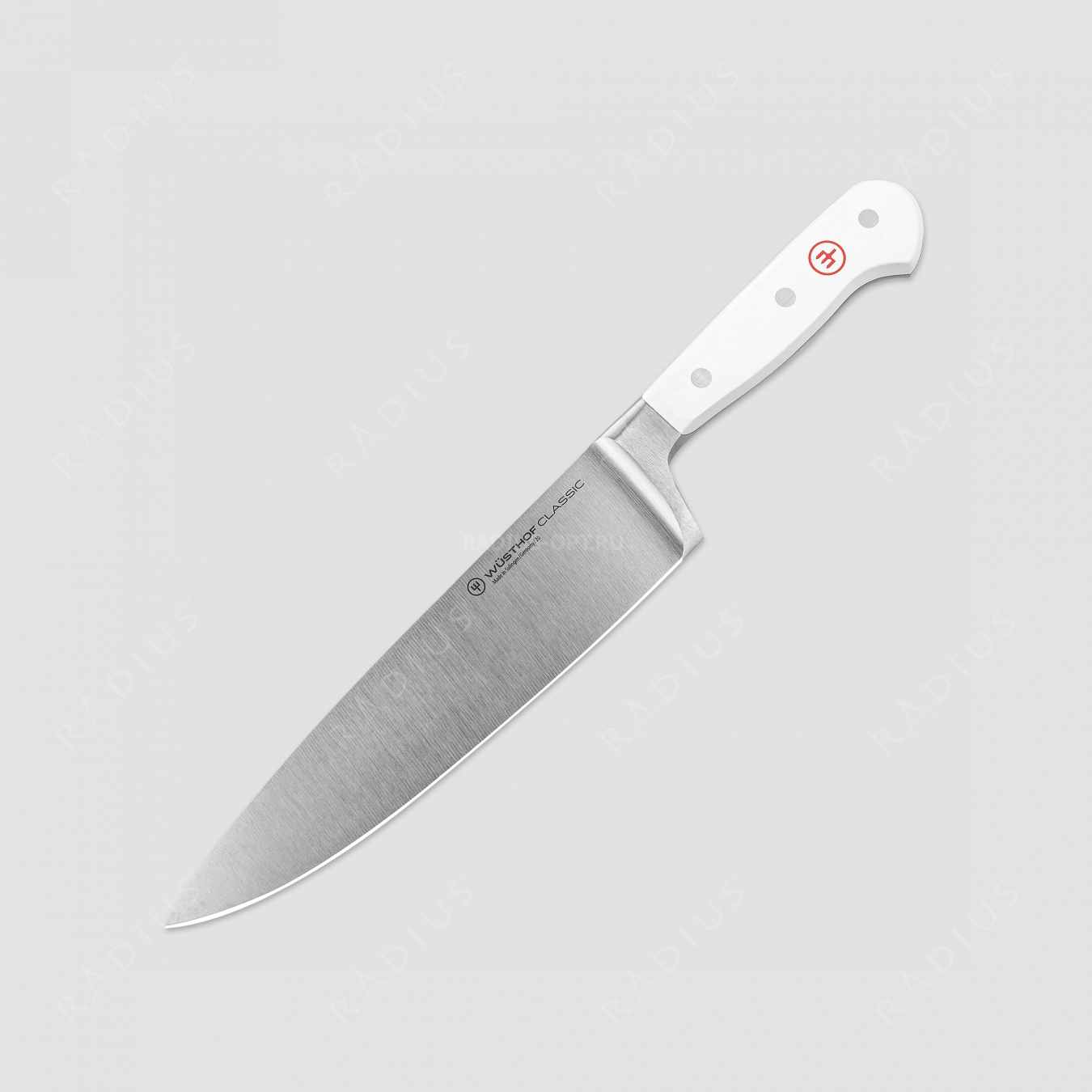 Профессиональный поварской кухонный нож «Шеф» 20 см, серия White Classic, WUESTHOF, Золинген, Германия
