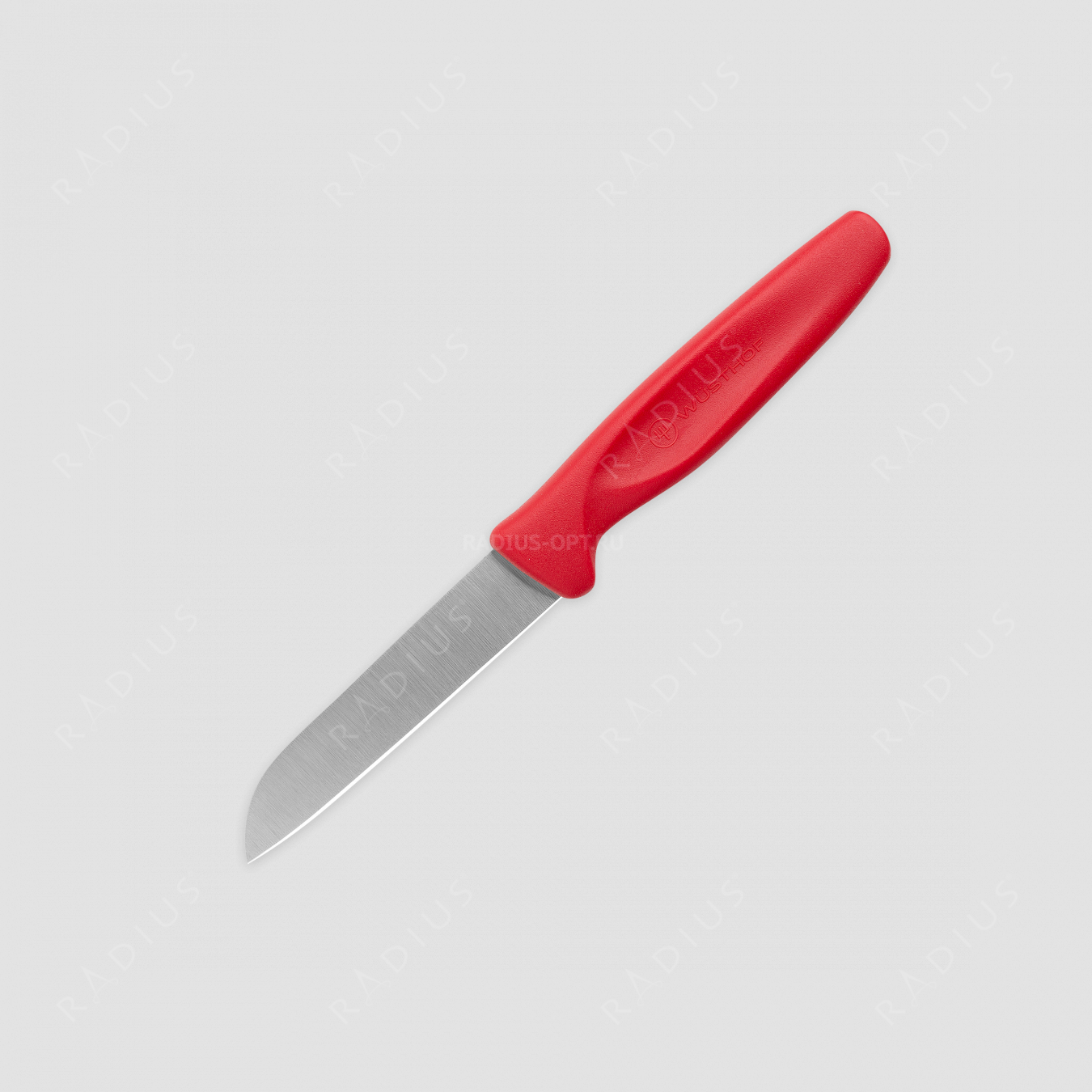 Нож кухонный для чистки овощей 8 см, рукоятка красная, серия Create Collection, WUESTHOF, Золинген, Германия