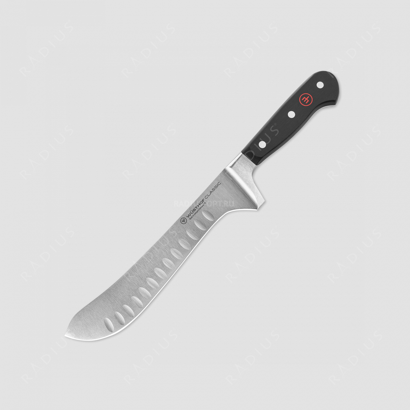 Нож кухонный разделочный с углублениями на лезвии, 20 см, серия Classic, WUESTHOF, Золинген, Германия