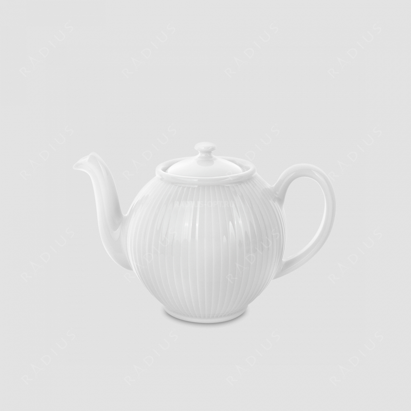 Чайник заварочный, 500 мл, фарфор, белый, серия Plisse, PILLIVUYT, Франция