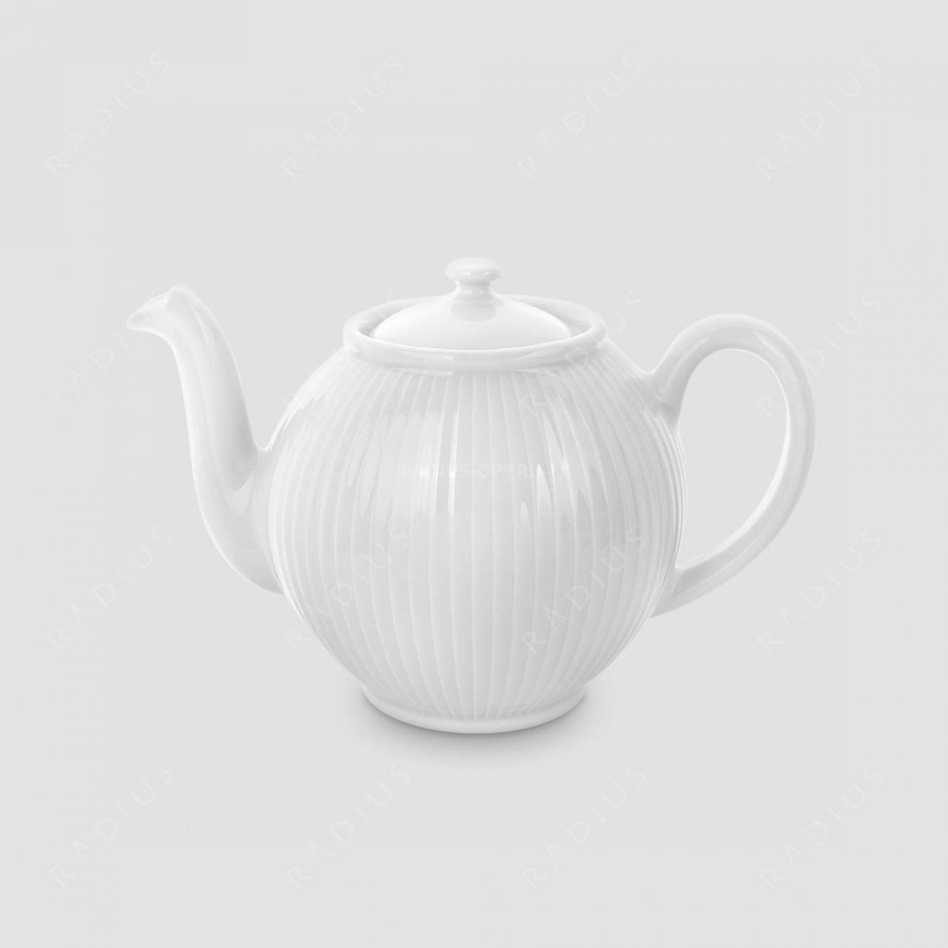 Чайник заварочный, 1,5 л, фарфор, белый, серия Plisse, PILLIVUYT, Франция