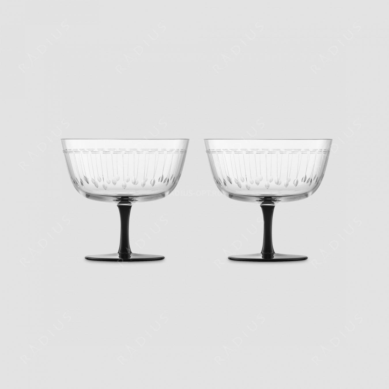 Набор бокалов в форме чаши для коктейля, ручная работа, объем 260 мл, 2 шт., серия Glamorous, ZWIESEL GLAS, Германия