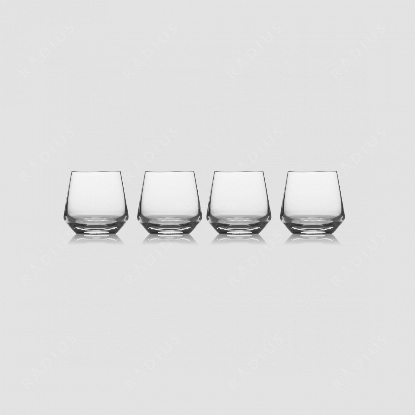Набор стаканов для виски, объем 389 мл, 4 шт, серия Pure,  ZWIESEL GLAS, Германия