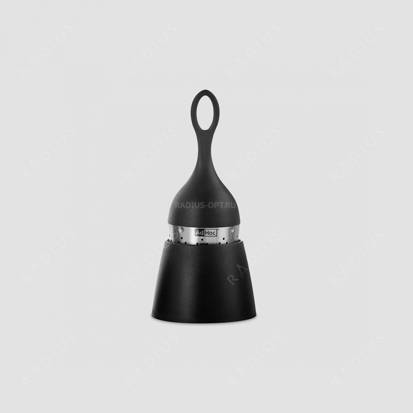 Ситечко для заваривания чая на подставке, FLOATEA, с черной ручкой, размер: 13 x 4 см, серия Floatea, ADHOC, Германия