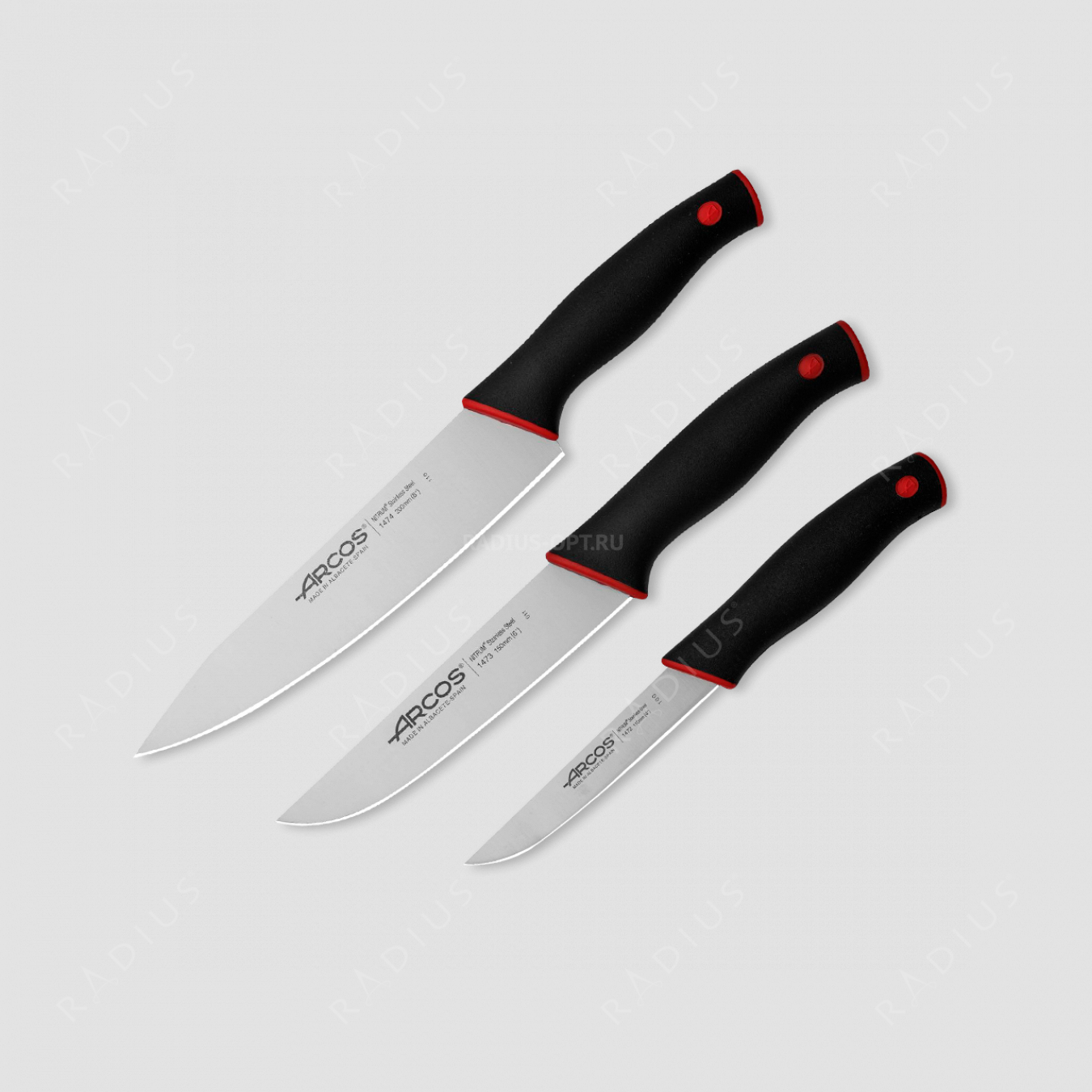 Набор кухонных ножей 3 шт., серия Duo, ARCOS, Испания