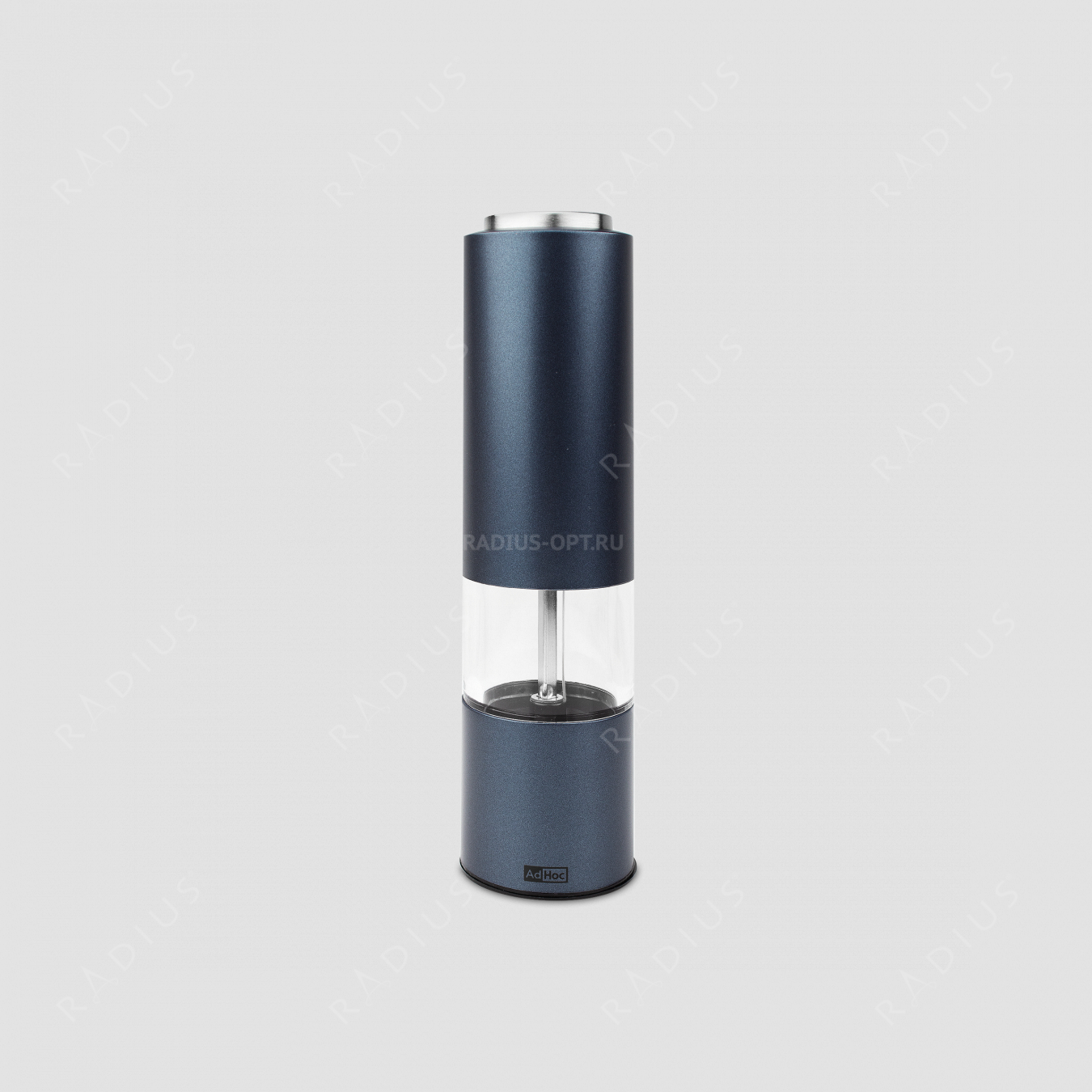 Мельница электрическая  для перца и соли, eMill.3, размер: 21,5 x 5 см, цвет - синий, серия eMill, ADHOC, Германия