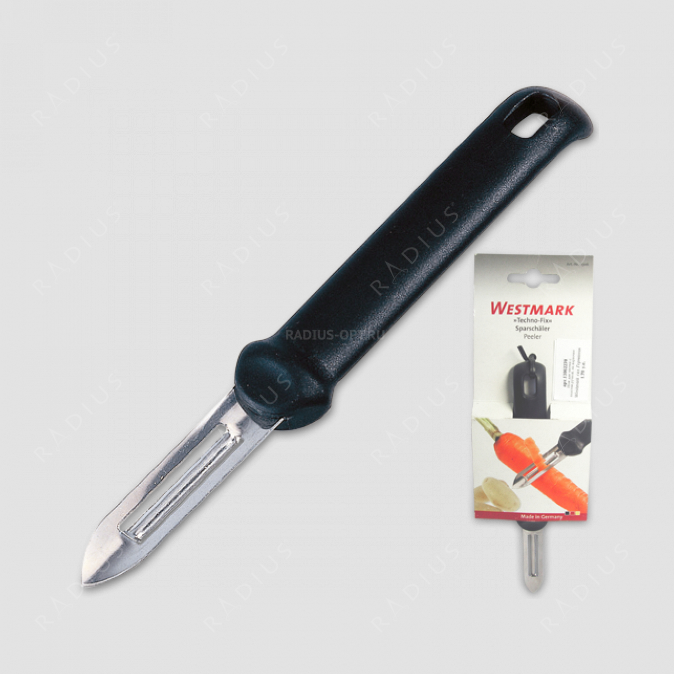 Нож для чистки овощей и фруктов, серия Techno, WESTMARK, Германия