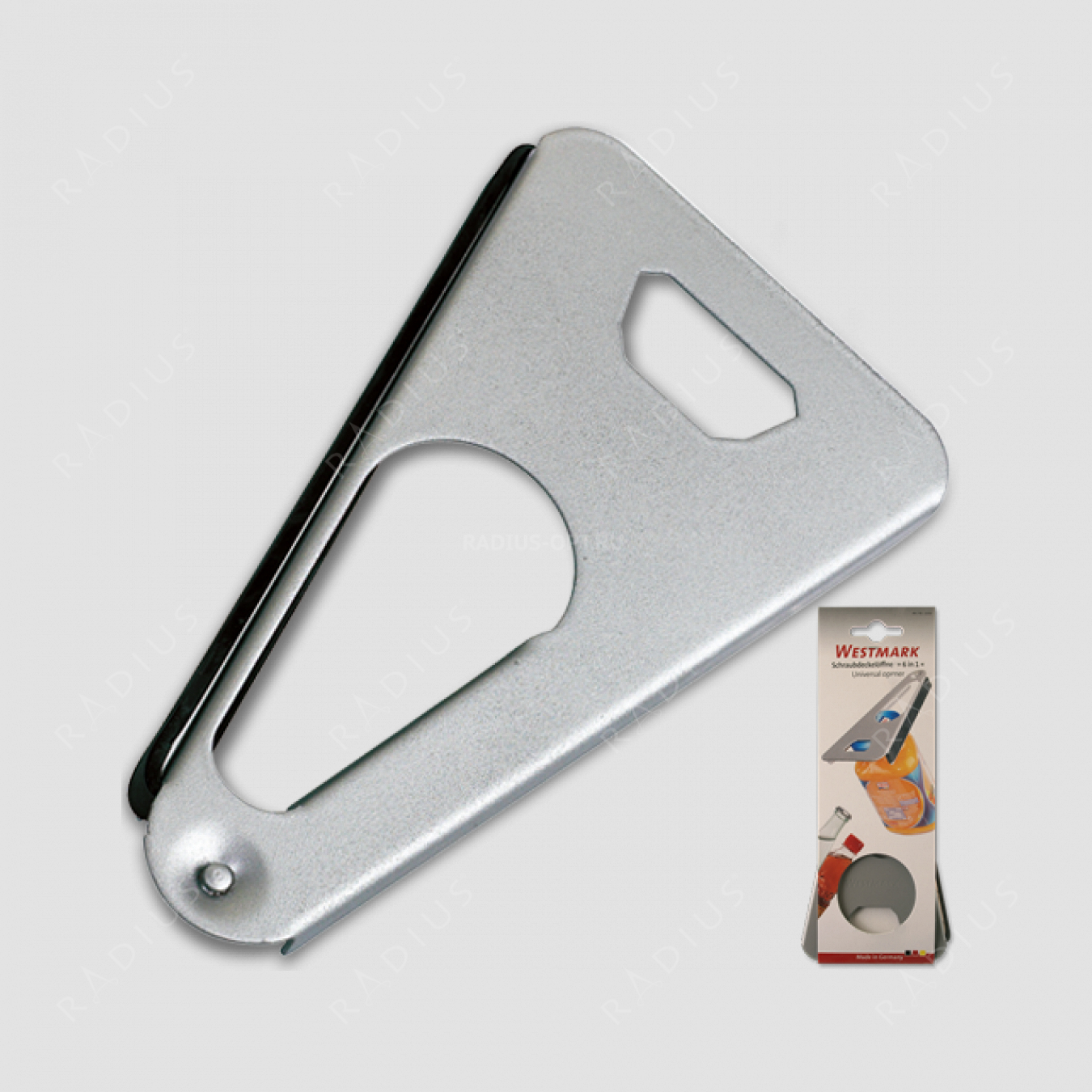 Открывалка для винтовых крышек, алюминий, серия Coated Aluminium, WESTMARK, Германия
