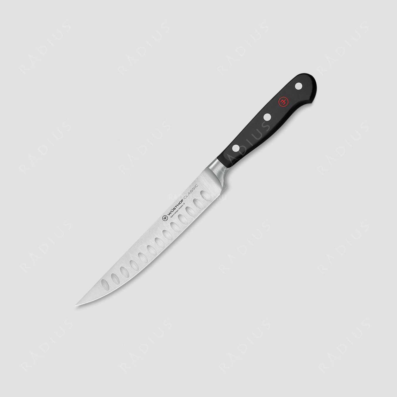 Нож кухонный с углублениями на кромке 16 см, серия Classic, WUESTHOF, Золинген, Германия