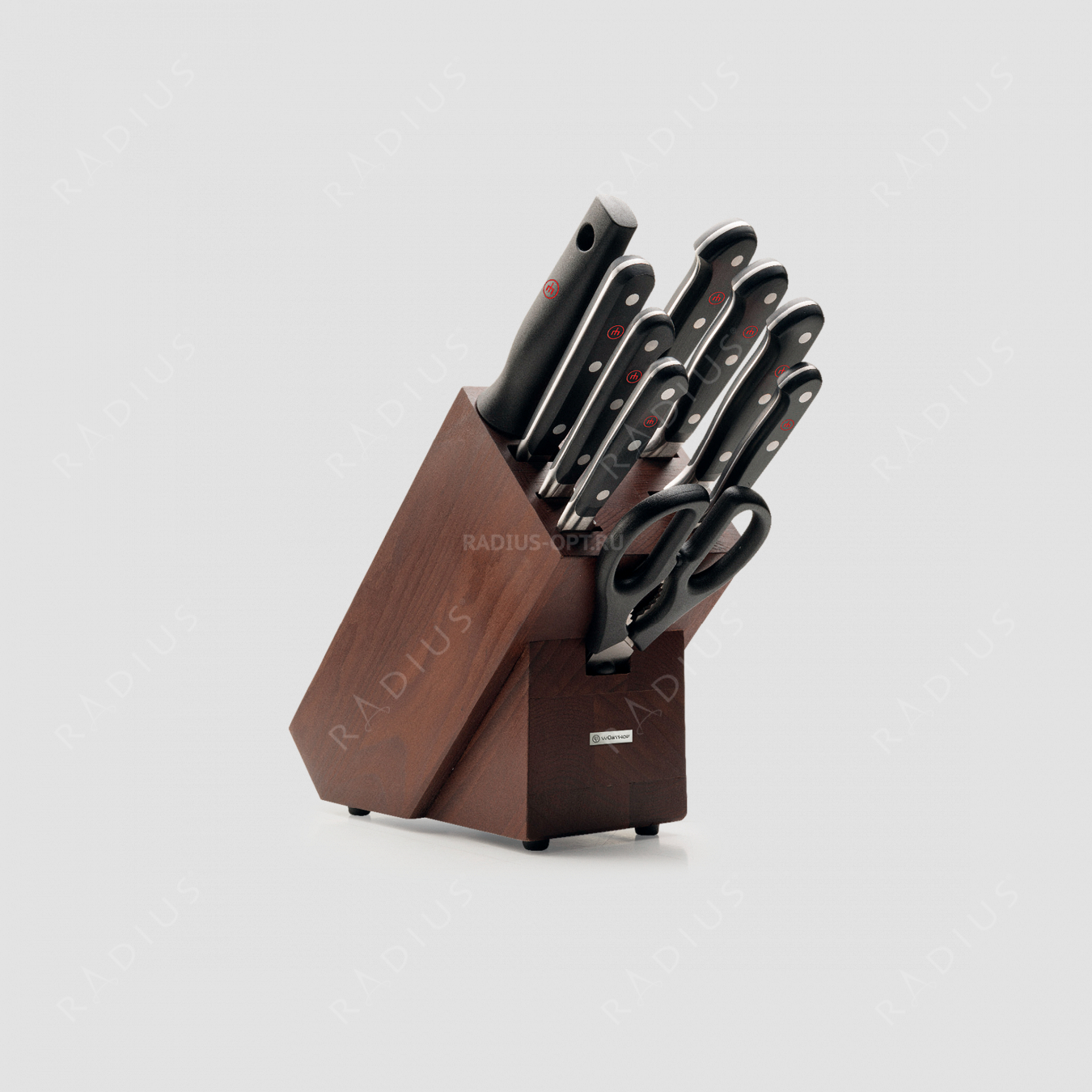 Набор кухонных ножей 9 предметов в подставке, серия Classic, WUESTHOF, Золинген, Германия