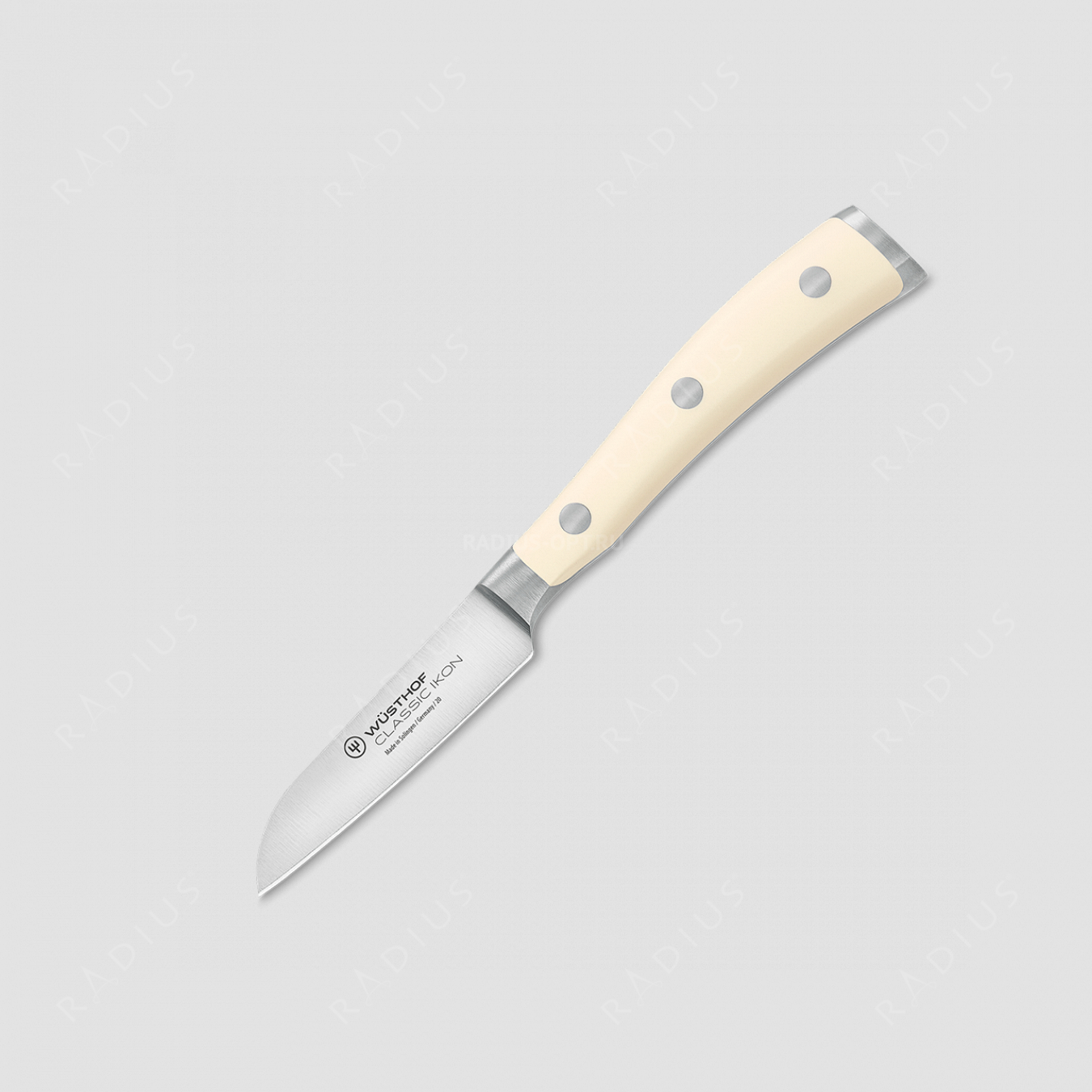Нож кухонный для чистки и нарезки овощей 8 см, серия Ikon Cream White, WUESTHOF, Золинген, Германия