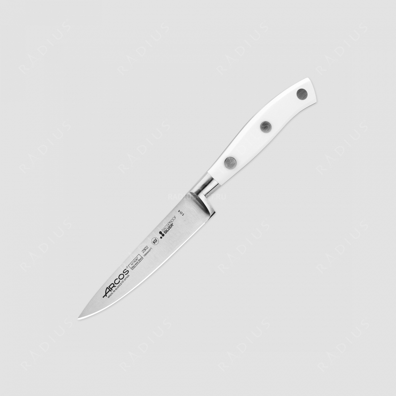 Нож кухонный для чистки 10 см, серия Riviera Blanca, ARCOS, Испания