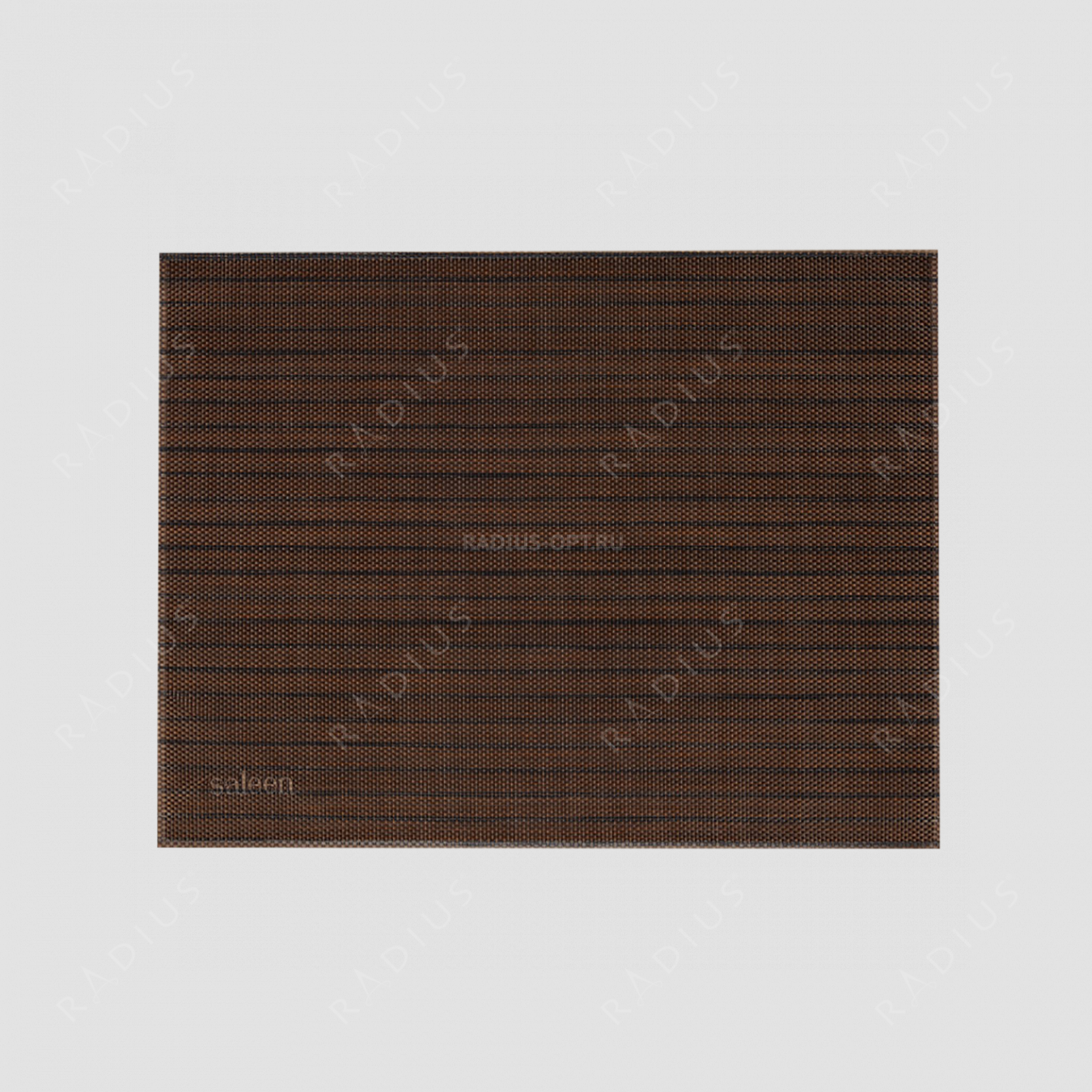 Салфетка подстановочная, винил, 32х42 см, цвет коричневый / черный, Uni, серия Saleen, Westmark, Германия