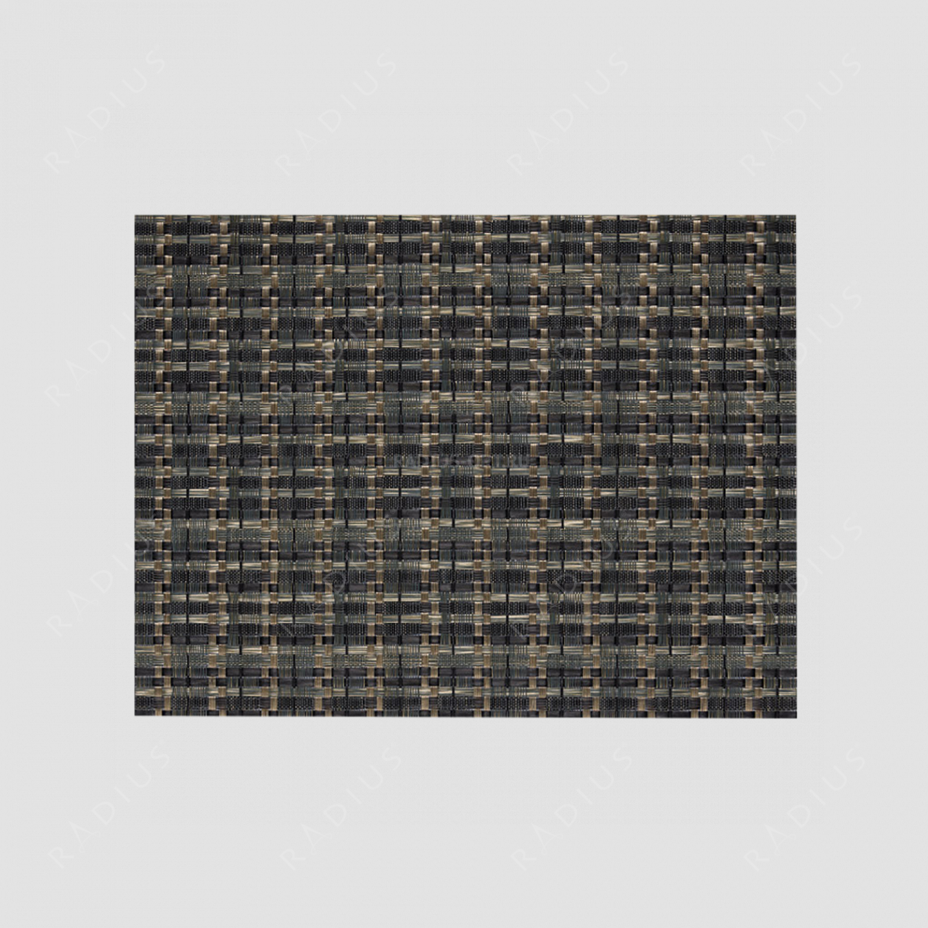 Салфетка подстановочная, винил, 42х32 см, цвет темно-оливковый / черный, Edel, серия Saleen, Westmark, Германия