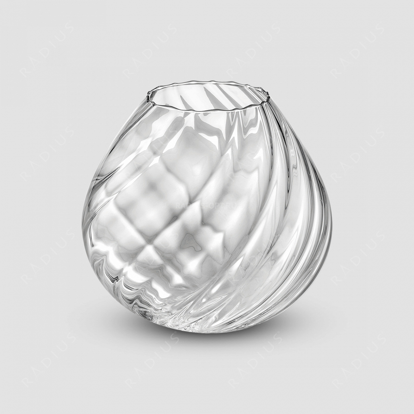 Стеклянная ваза для цветов, высота: 26 см, материал: стекло, серия Nuvola, IVV (Italy), Италия