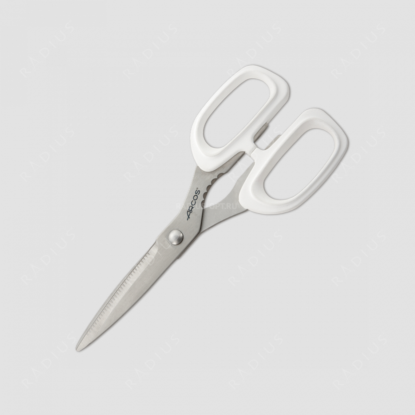 Ножницы кухонные 20 см, ручки белый пластик, серия Scissors, ARCOS, Испания