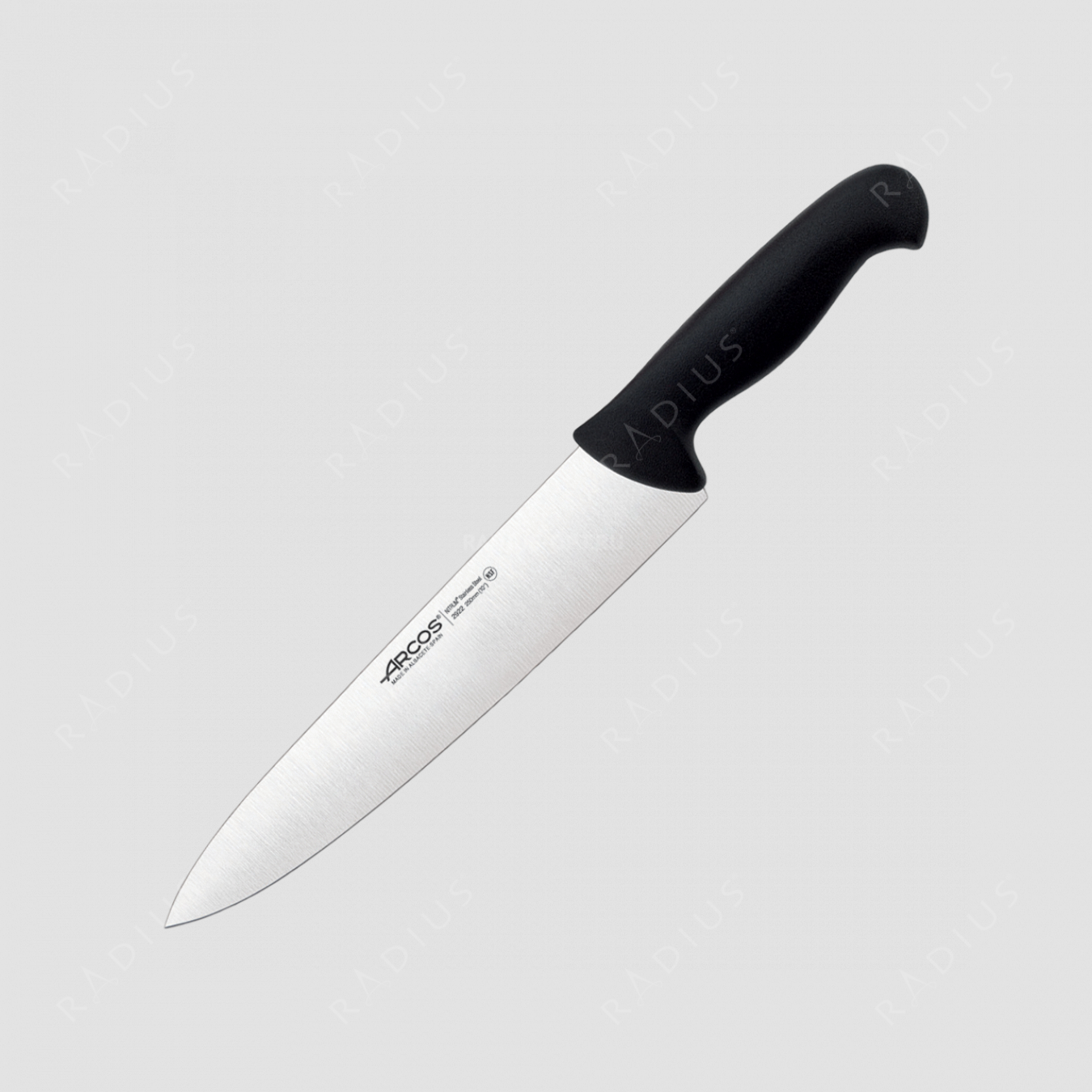 Нож кухонный поварской 25 см, рукоять черная, серия 2900, ARCOS, Испания