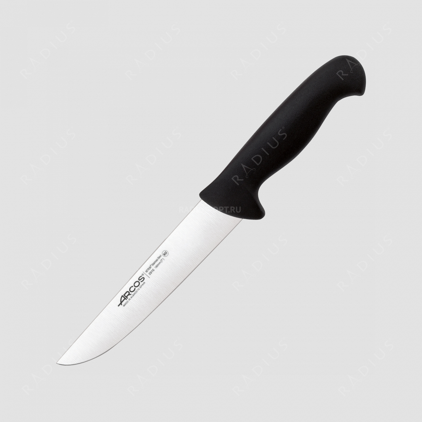 Нож кухонный для разделки 18 см, рукоять черная, серия 2900, ARCOS, Испания