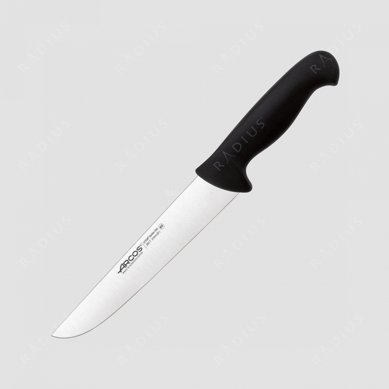 Нож кухонный для разделки 21 см, рукоять - черная, серия 2900, ARCOS, Испания