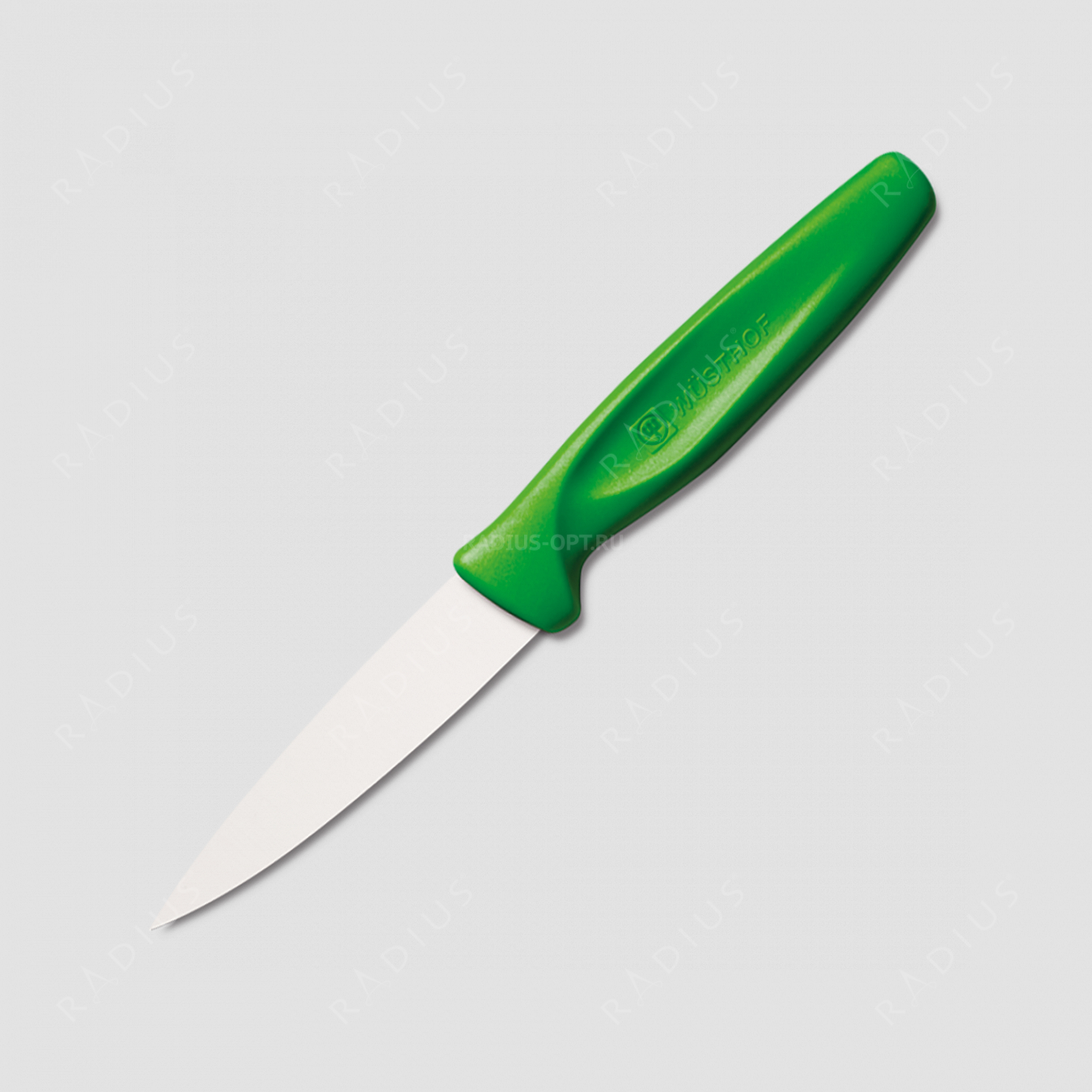 Нож кухонный для чистки овощей 8 см, рукоять зеленая, серия Sharp Fresh Colourful, WUESTHOF, Золинген, Германия