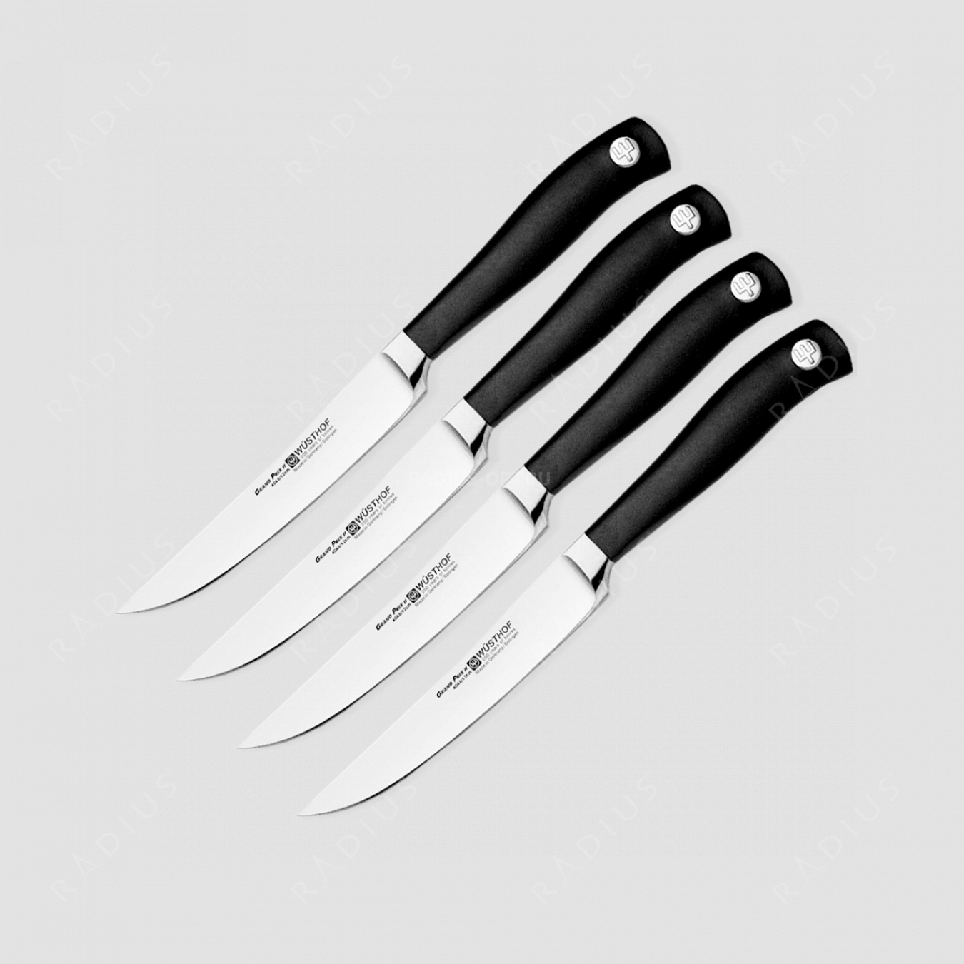 Набор кухонных ножей для стейка 4 штуки, серия Grand Prix II, WUESTHOF, Золинген, Германия