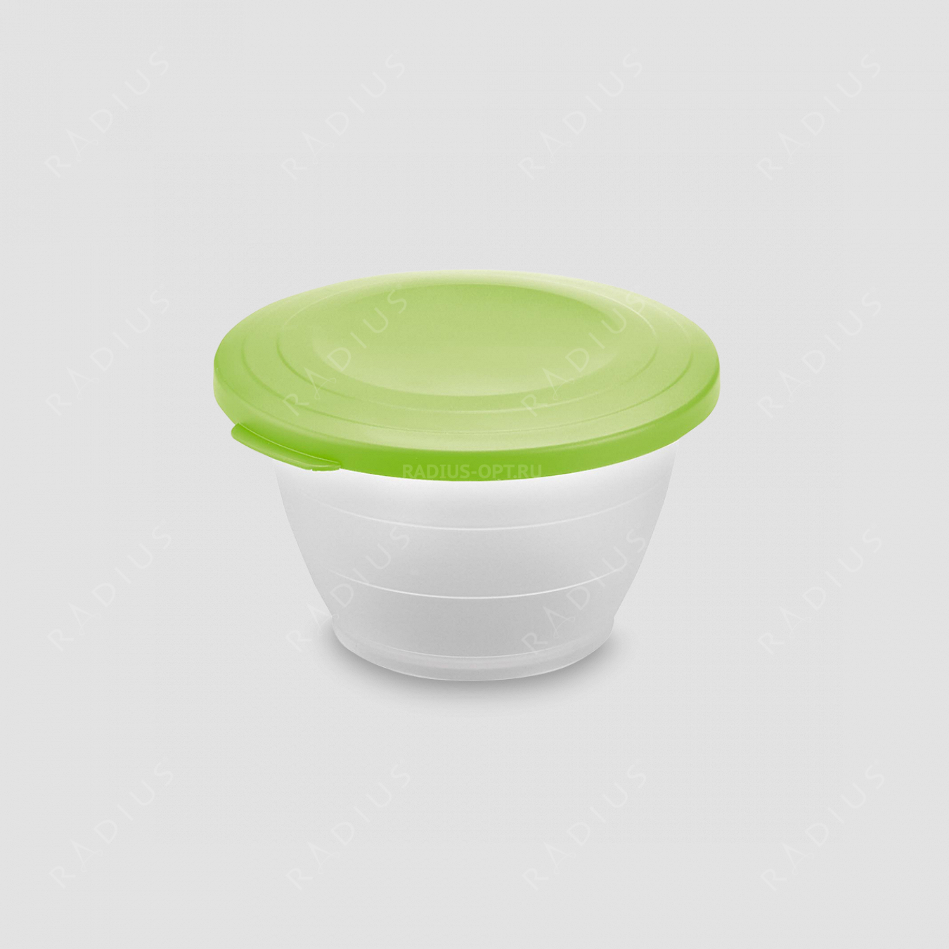 Емкость для салата с крышкой, объем 0,6 л, диаметр 13 см, цвет - зеленый, серия Plastic tools, Westmark, Германия