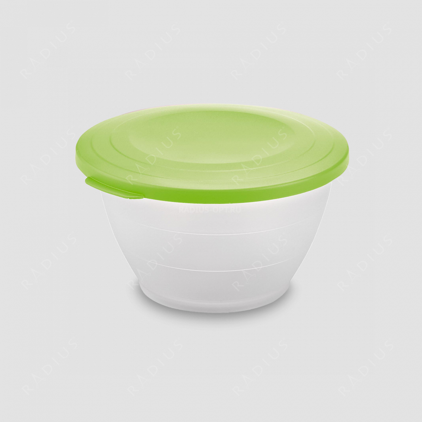 Емкость для салата с крышкой, объем 2,5 л, диаметр 21 см, цвет - зеленый, серия Plastic tools, Westmark, Германия