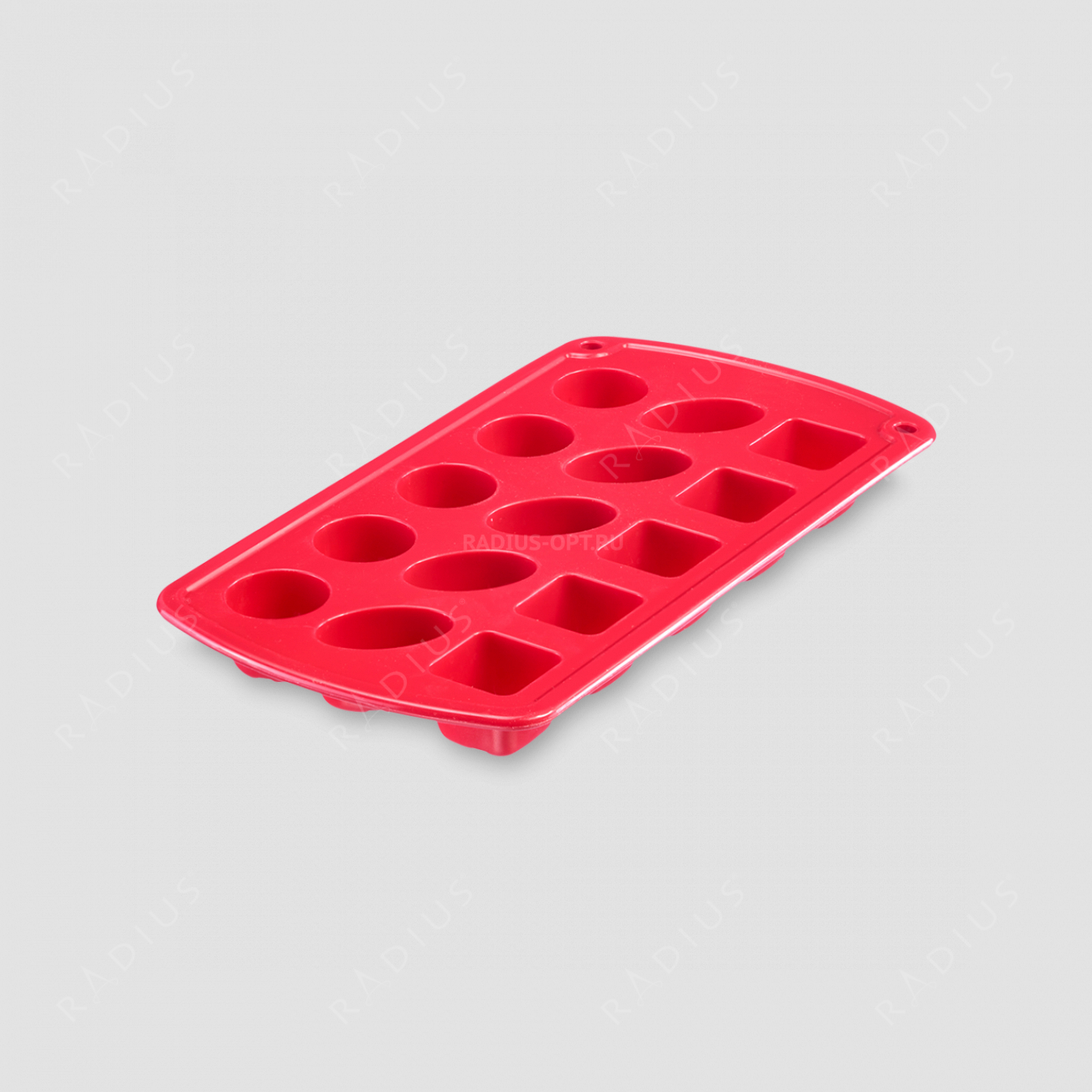 Форма для приготовления льда и шоколада, силикон, цвет-красный, серия Silicone, Westmark, Германия