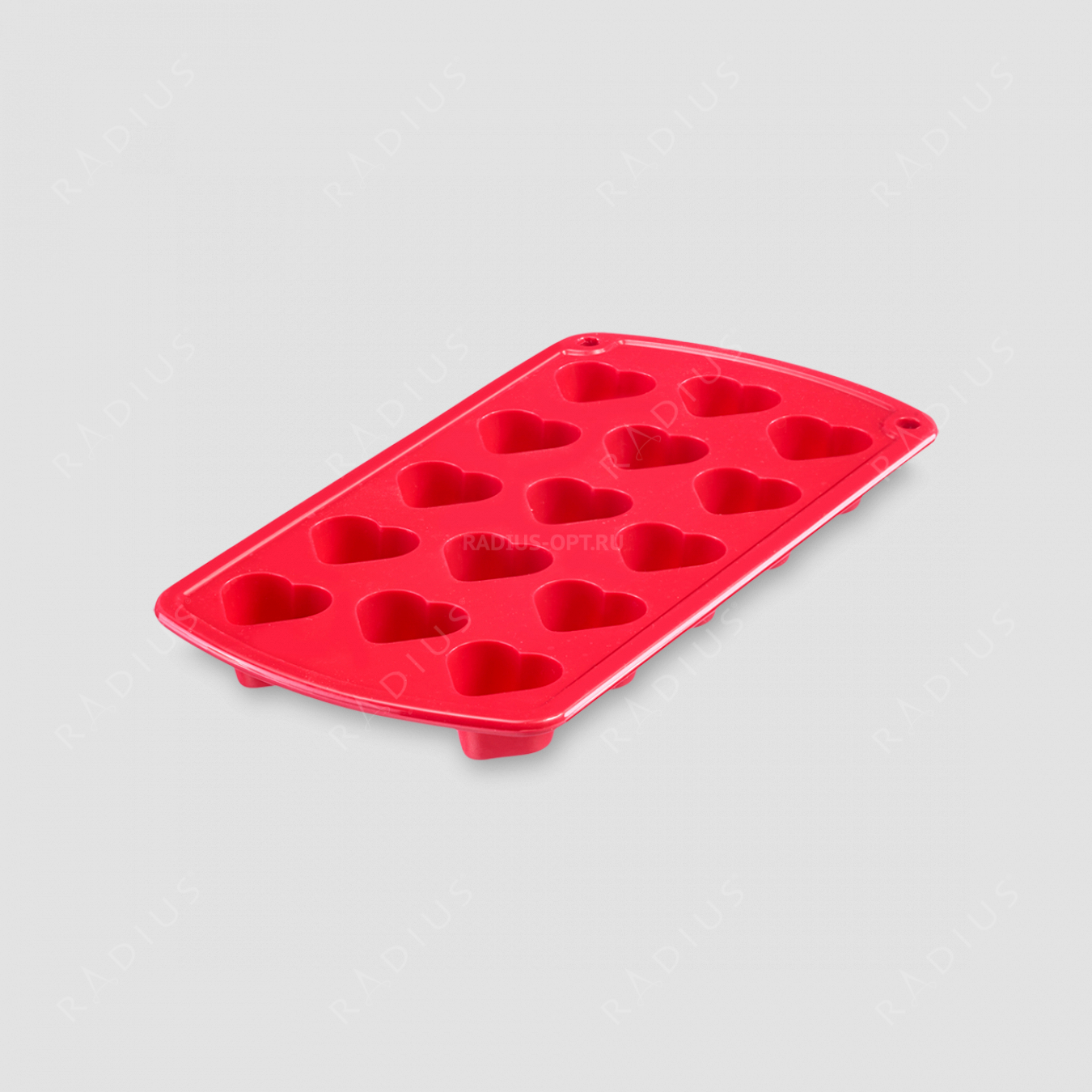 Силиконовая форма для приготовления льда и шоколада, цвет-красный, серия Silicone, Westmark, Германия