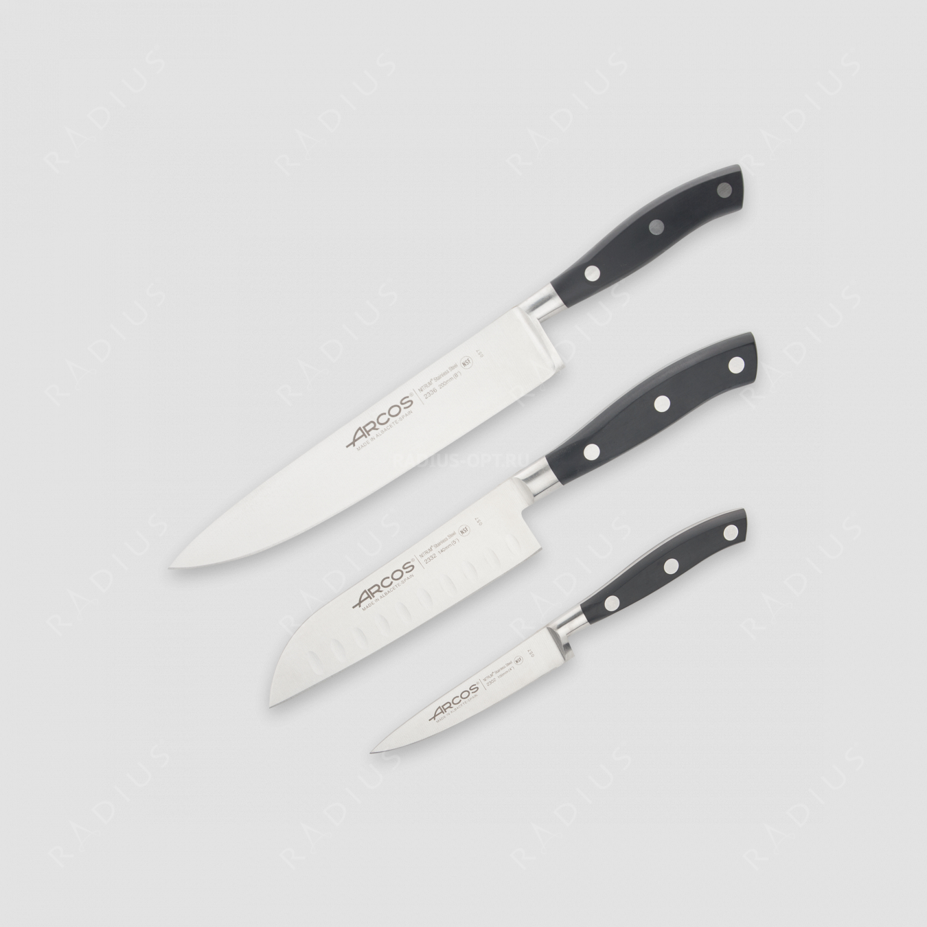 Набор из 3-х кухонный ножей, серия Riviera, ARCOS, Испания