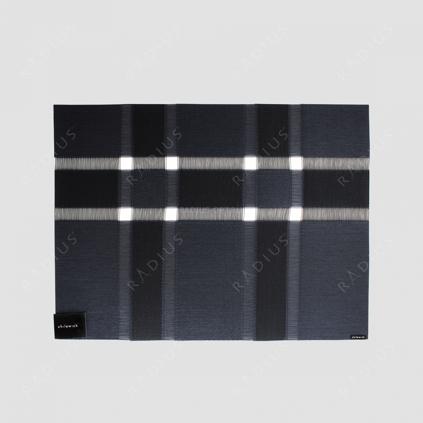 Салфетка подстановочная, размер 36х48 см, Sapphire, винил, серия Interlace, CHILEWICH, США