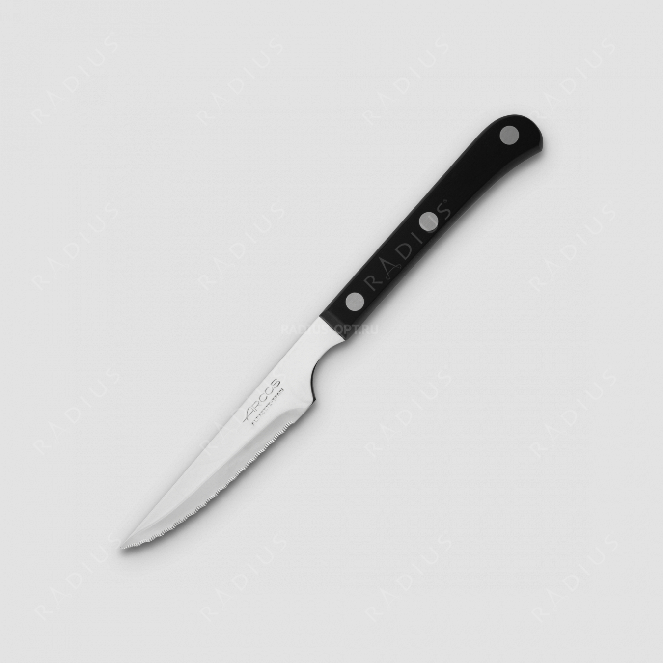 Нож для стейка 11,5 см, рукоять черная, серия Mesa, ARCOS, Испания