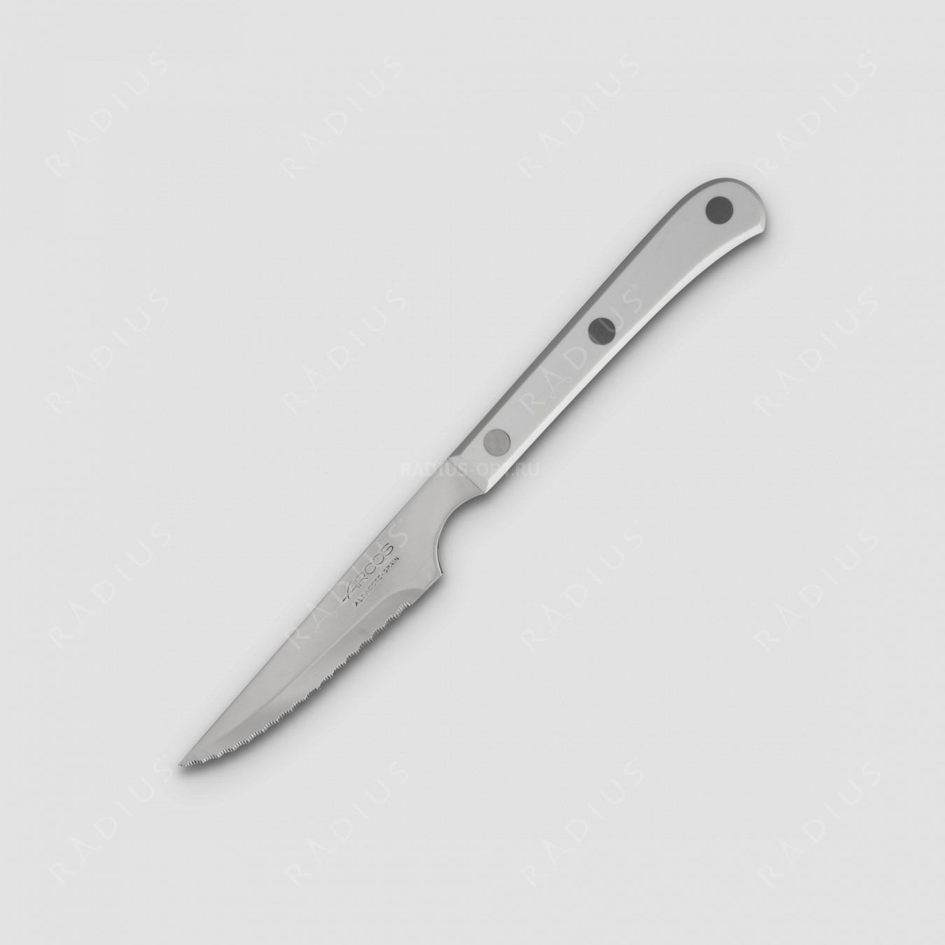 Нож для стейка 11,5 см, рукоять белая, серия Mesa, ARCOS, Испания