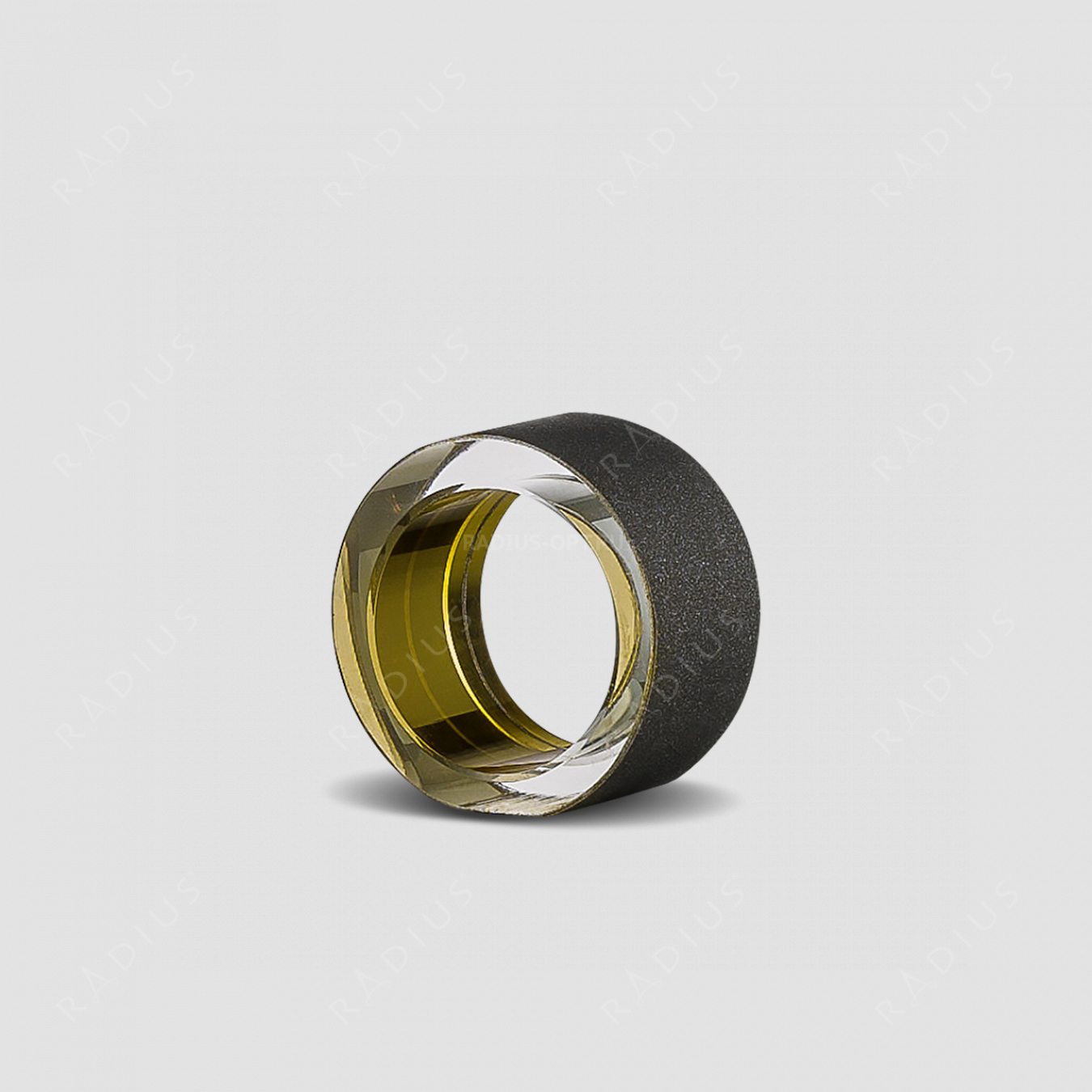 Кольцо для салфеток Gold, диаметр: 5 см, материал: бессвинцовый хрусталь, цвет: черный/золото, серия Cosmo, EISCH, Германия