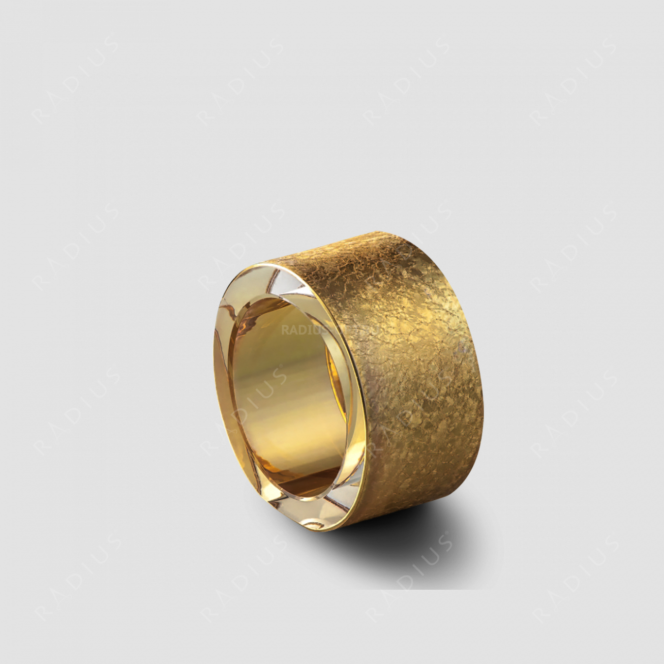 Кольцо для салфеток Gold, диаметр: 5 см, материал: бессвинцовый хрусталь, цвет: золото, серия Gold Rush, EISCH, Германия