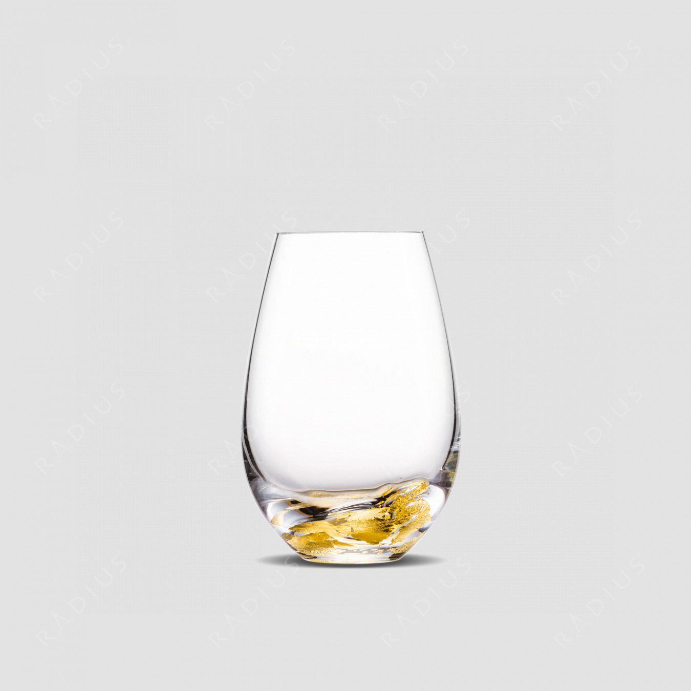 Стакан для виски, объем: 440 мл, материал: бессвинцовый хрусталь, цвет: прозрачный/золото, серия Aurum, EISCH, Германия