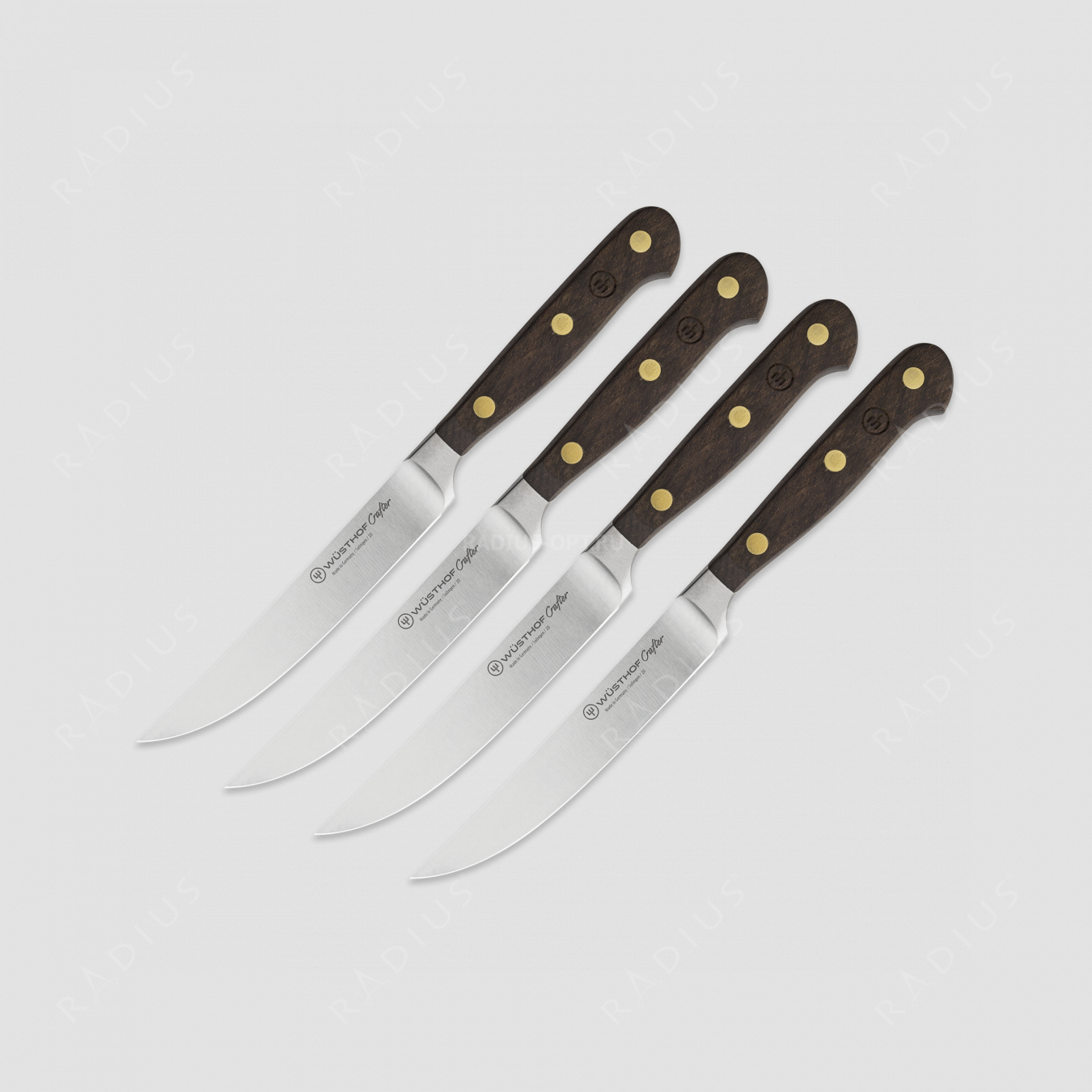 Набор кухонных ножей для стейка 4 штуки, серия Crafter, WUESTHOF, Золинген, Германия