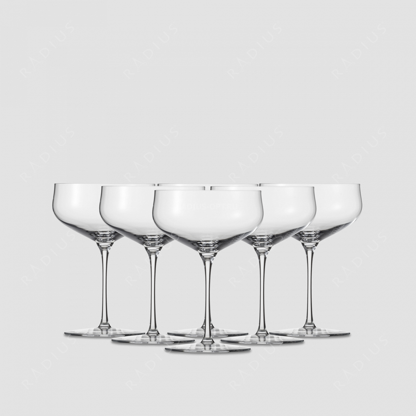 Набор бокалов в форме чаши для шампанского, 312 мл, 6 шт., серия Air, SCHOTT ZWIESEL, Германия