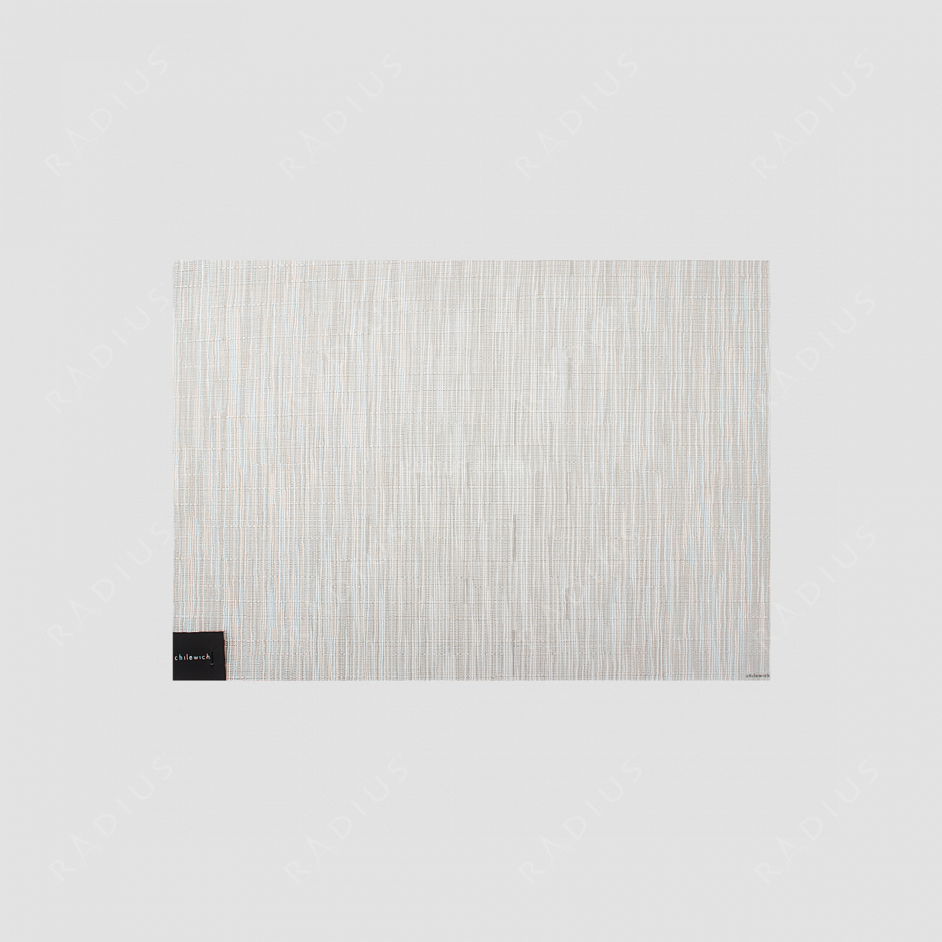 Салфетка подстановочная, жаккардовое плетение, винил, (36х48) Coconut, серия Bamboo, CHILEWICH, США