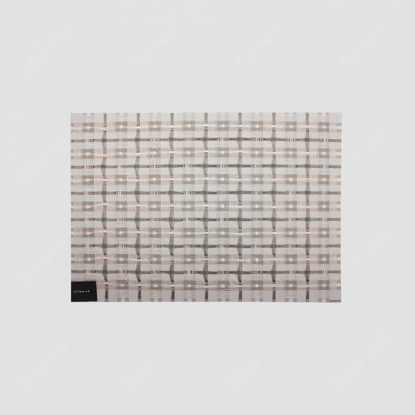Салфетка подстановочная, жаккардовое плетение, винил, (36х48) Coconut, серия Hopscotch, CHILEWICH, США