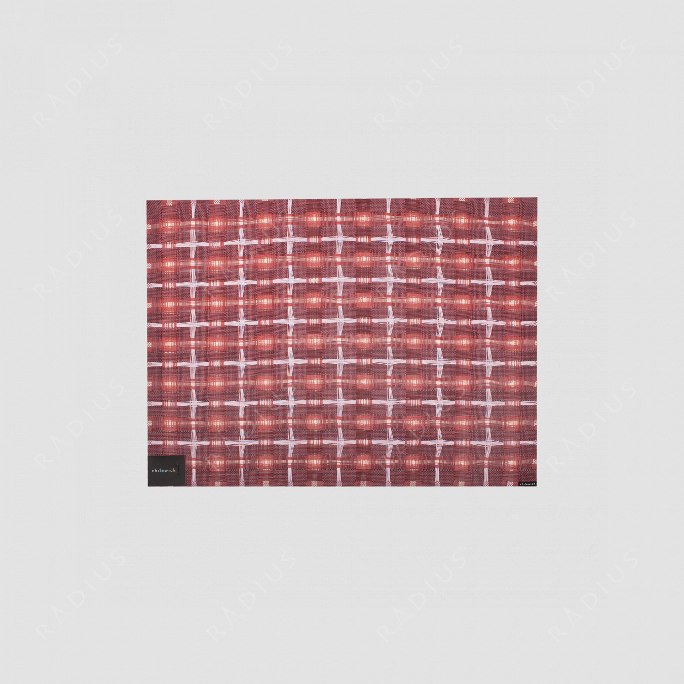 Салфетка подстановочная, жаккардовое плетение, винил, (36х48) Sungria, серия Hopscotch, CHILEWICH, США