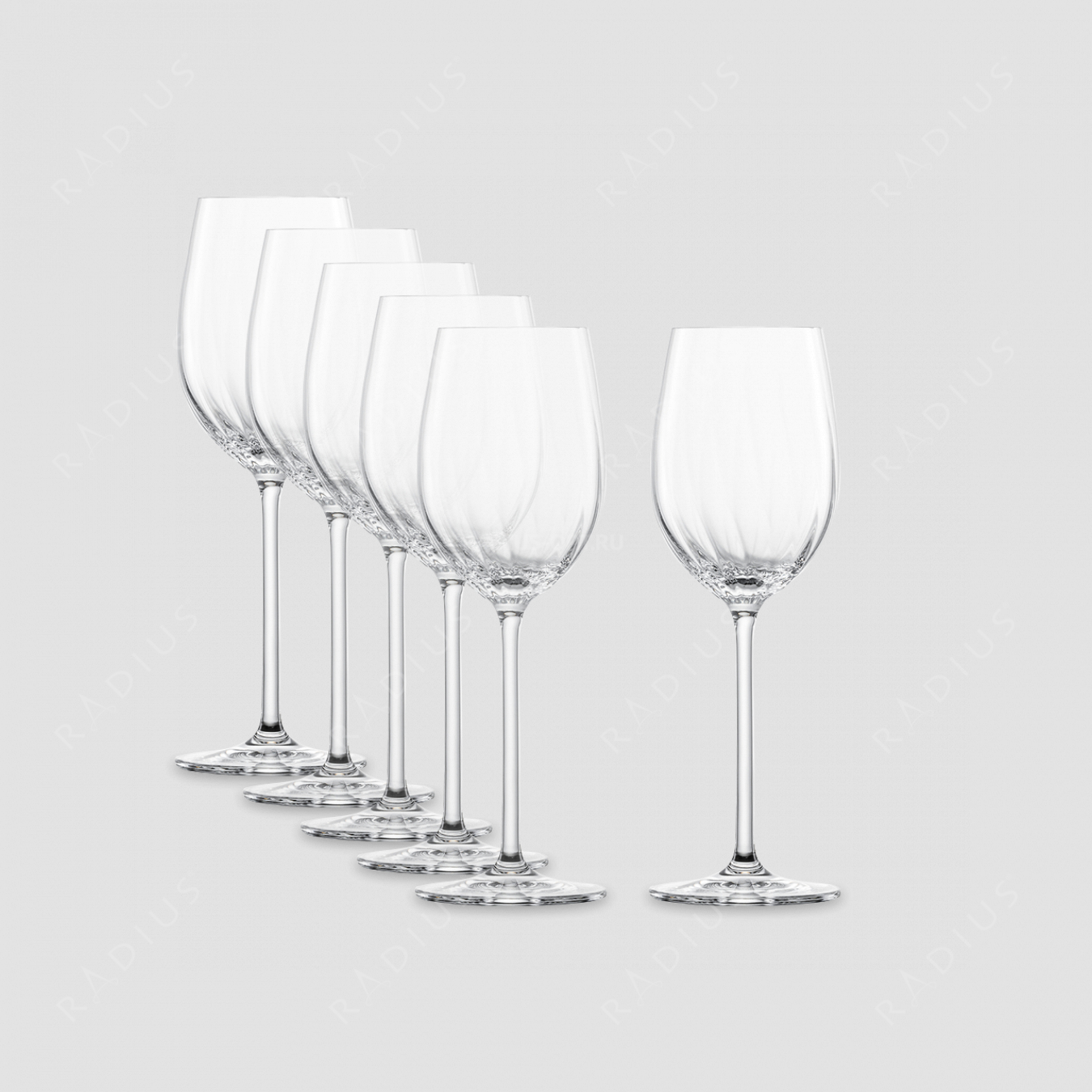 Набор бокалов для белого вина 296 мл, 6 шт., серия Prizma, SCHOTT ZWIESEL, Германия